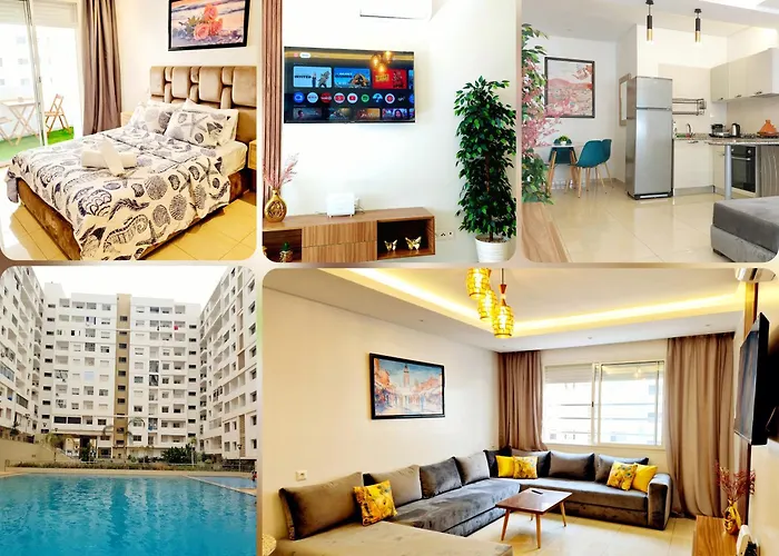 Sejour Confort Appartement Bien Equipe Avec Piscine A Agadir
