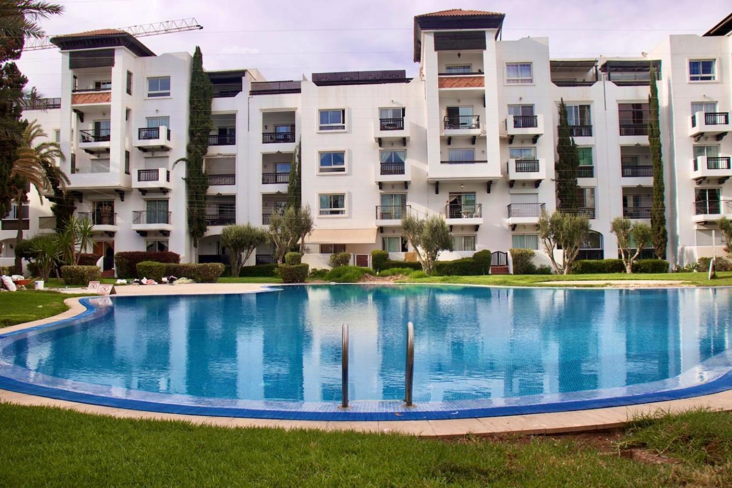 Marina Peakview 2bds Apartment, 2minbeach Agadir
