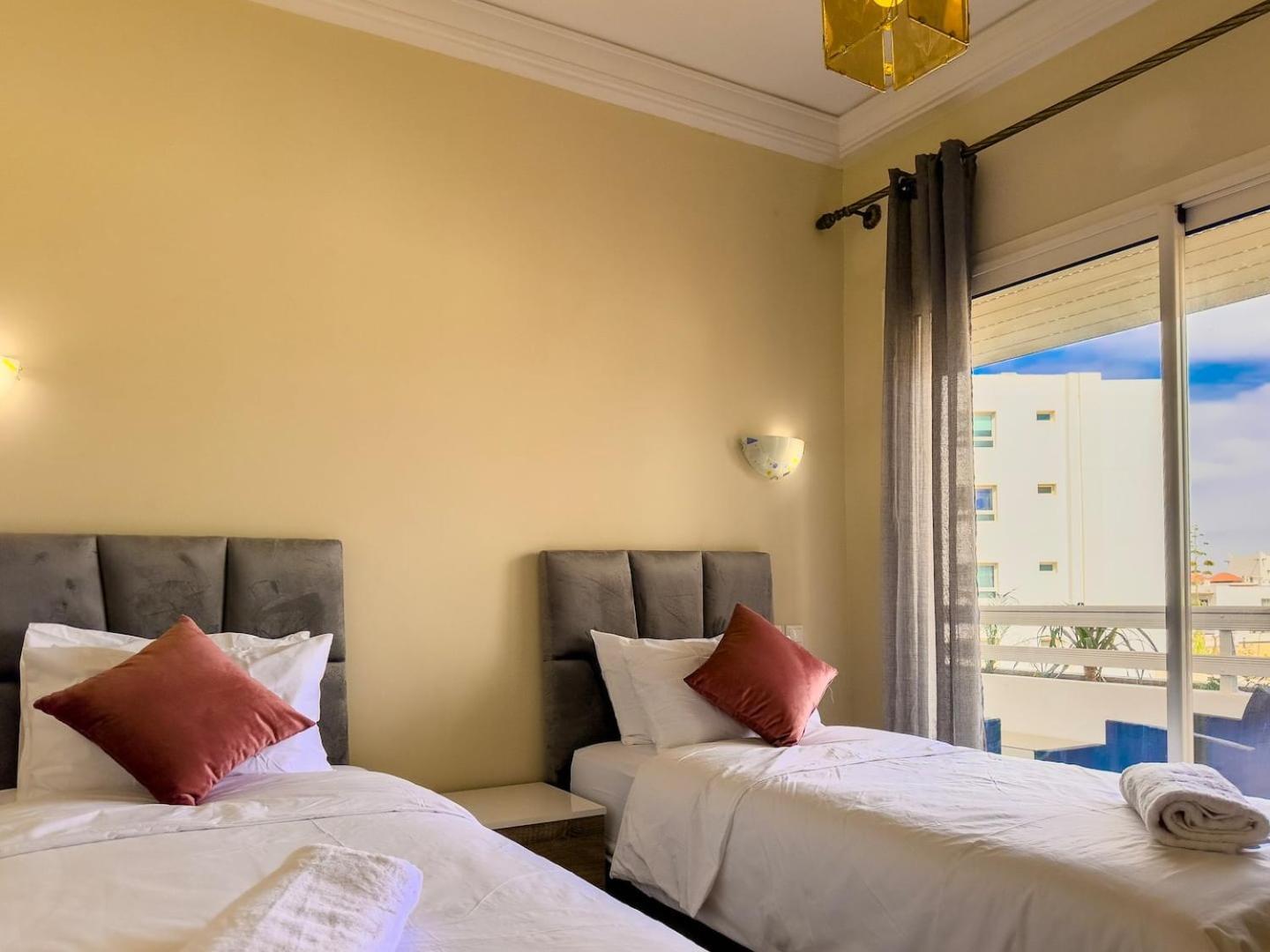 Apartment Marina Peakview 2bds Apartment, 2minbeach Agadir