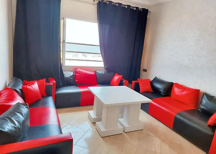 One Bedroom Apartement At Agadir 100 M Away From The Beach With Sea View And Enclosed Garden