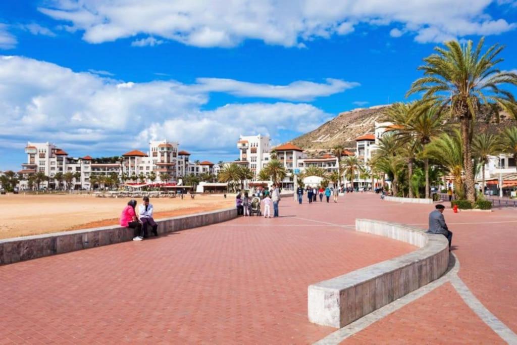 Bay Near The And Marina Agadir