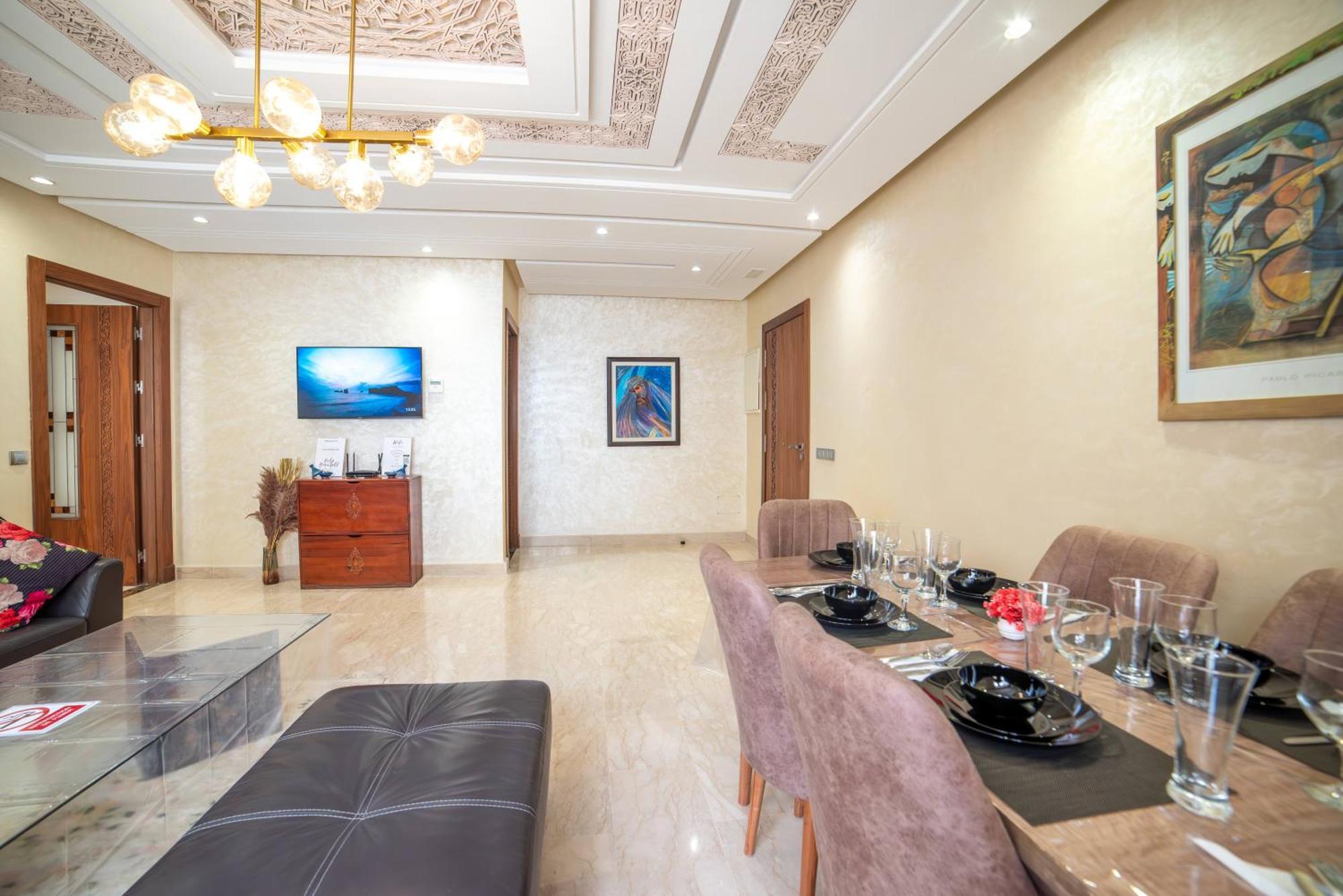Luxury Seafront 101sqm With Wi-fi And Parking Apartment Agadir