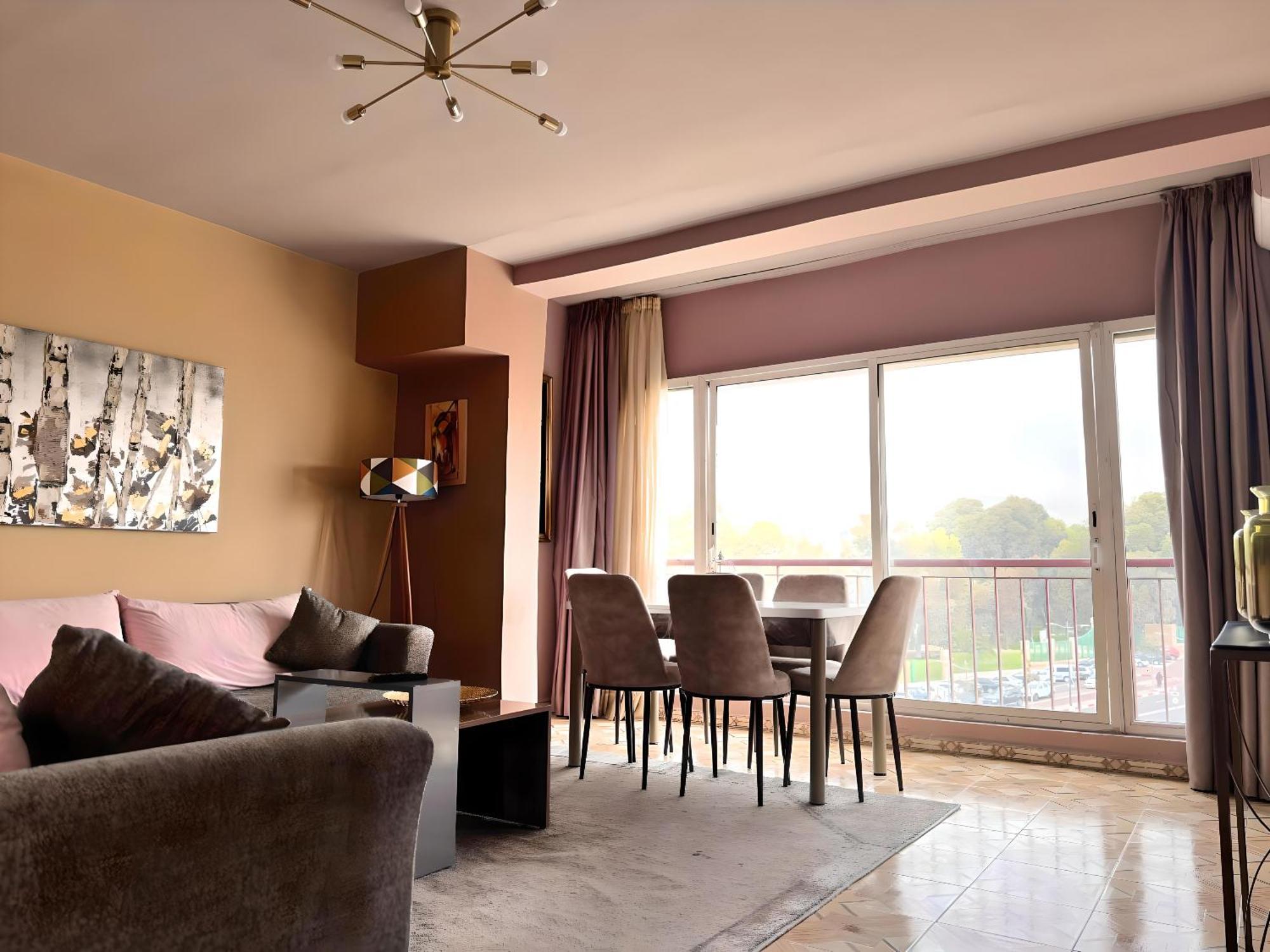 Apartment Cosy Au Super Centre Avec Vue Partielle Sur Le Parc Agadir
