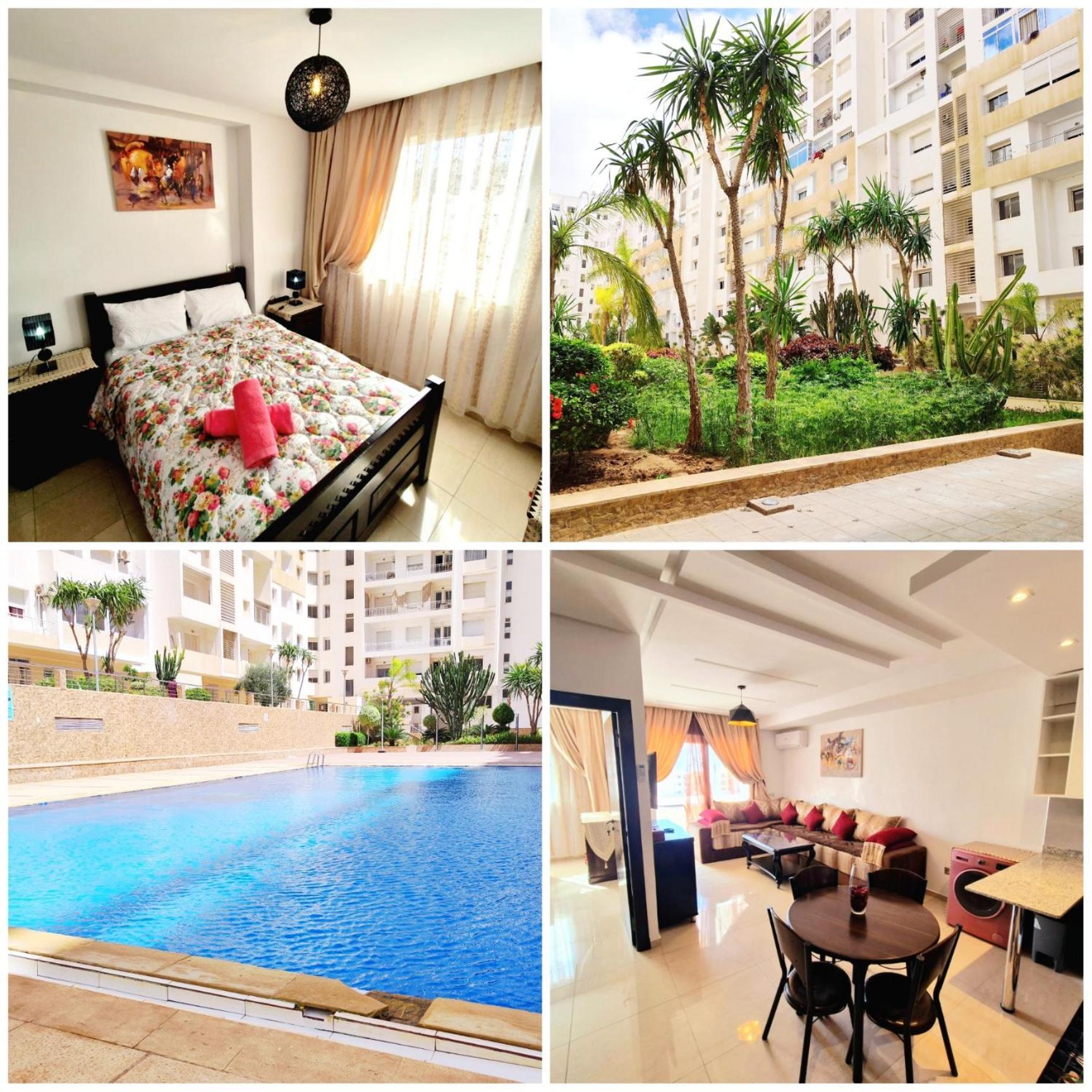 Apartment Evasion Soleil Equipe Avec Piscine Agadir