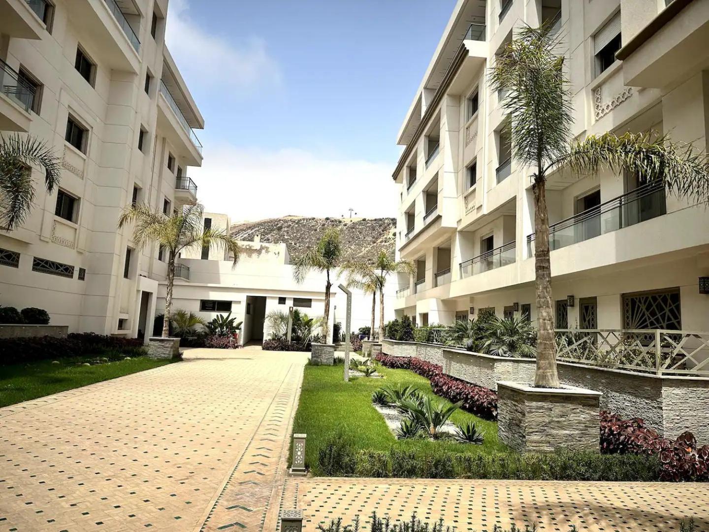 Chic Beachside Apt,mountain View Agadir