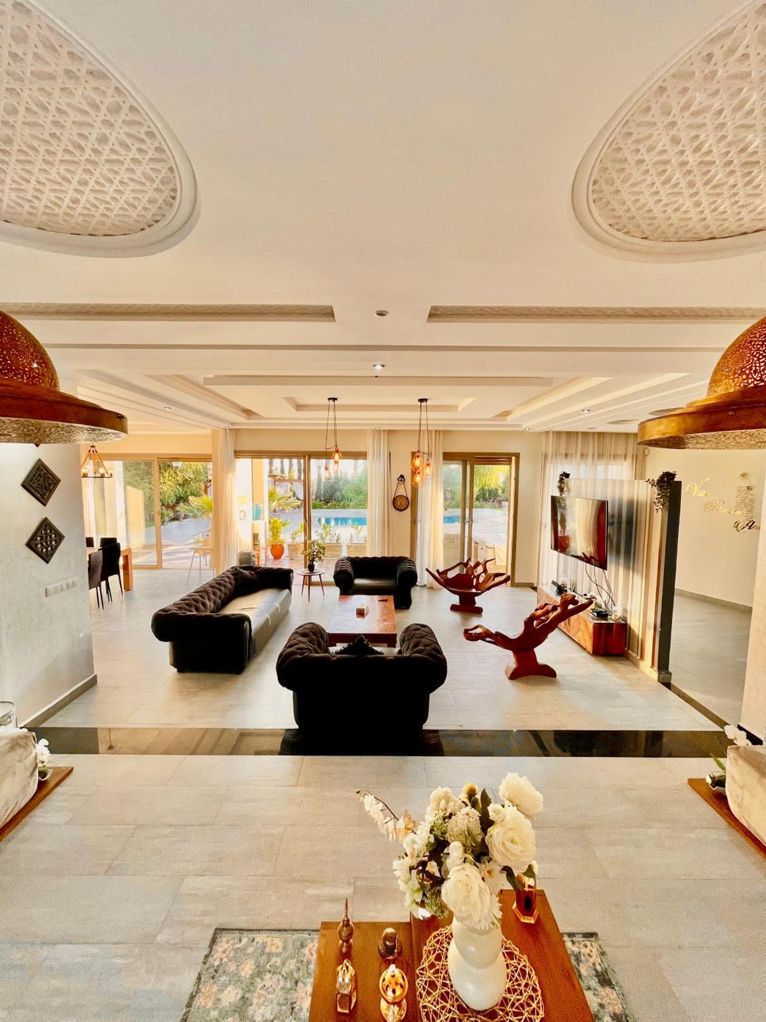 Villa Blanche Piscine Chauffee Agadir
